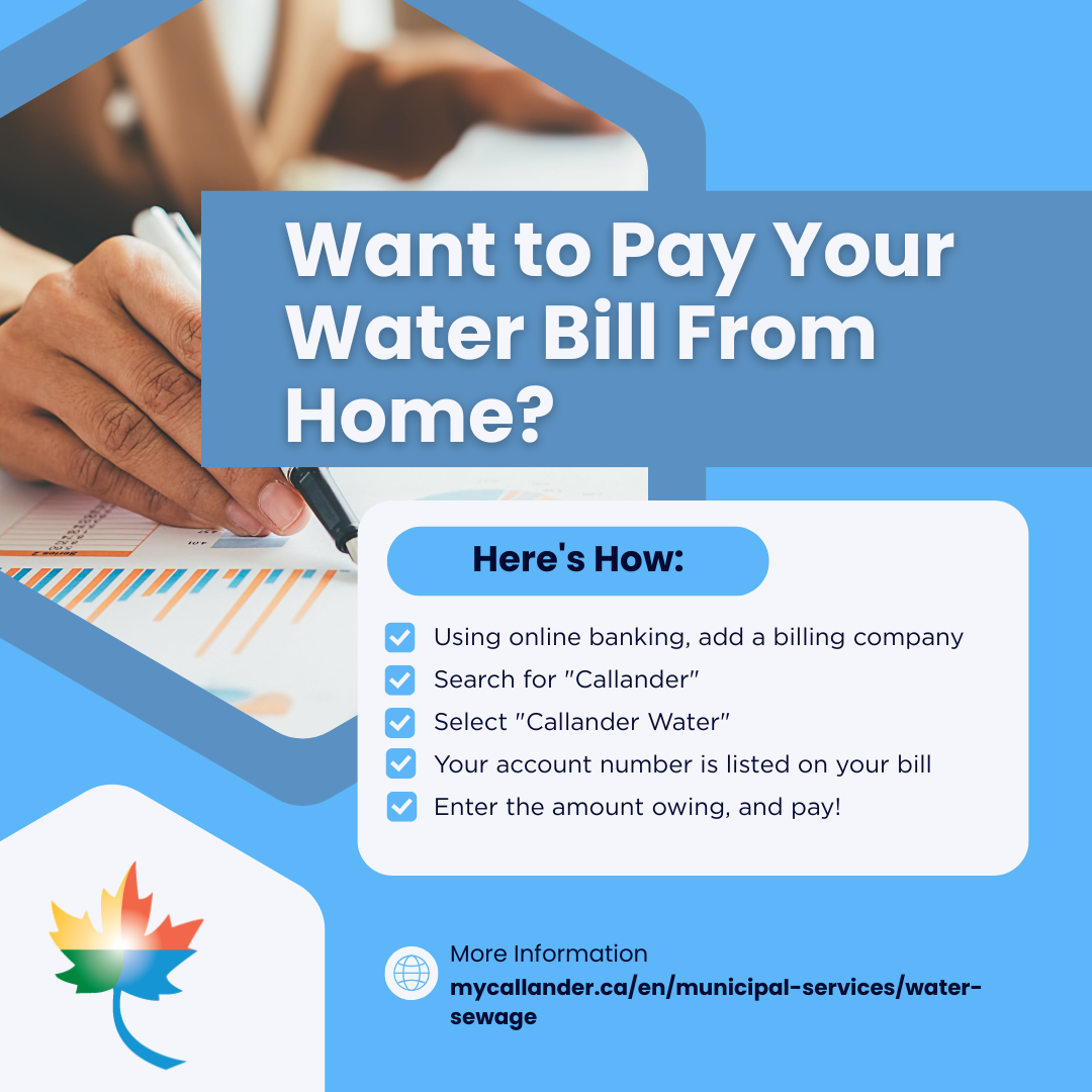 Water Bill Reminder – Due January 30th